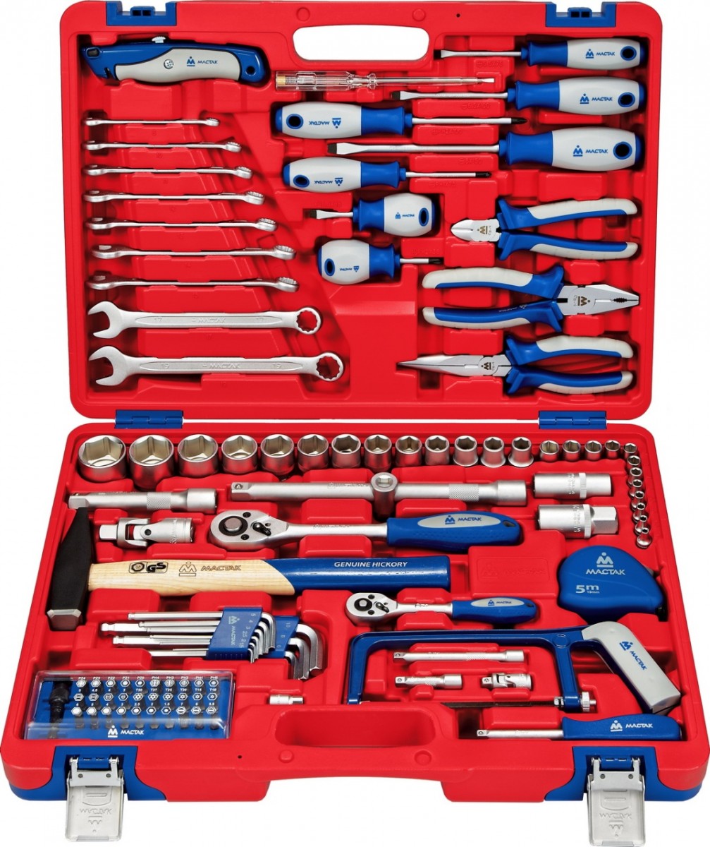 Набор инструментов универсальный, 102 предмета МАСТАК Набор инструментов универсальный, 102 предмета МАСТАК