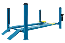 Четырехстоечный подъемник г/п 5,5 т, платформы под сход-развал 5500 мм